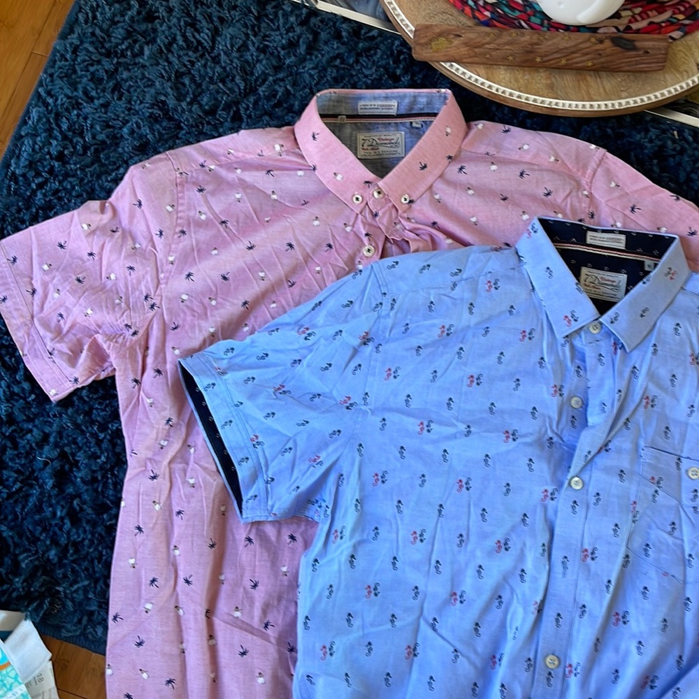 2 NWOT 7 Diamond Men’s Shirts